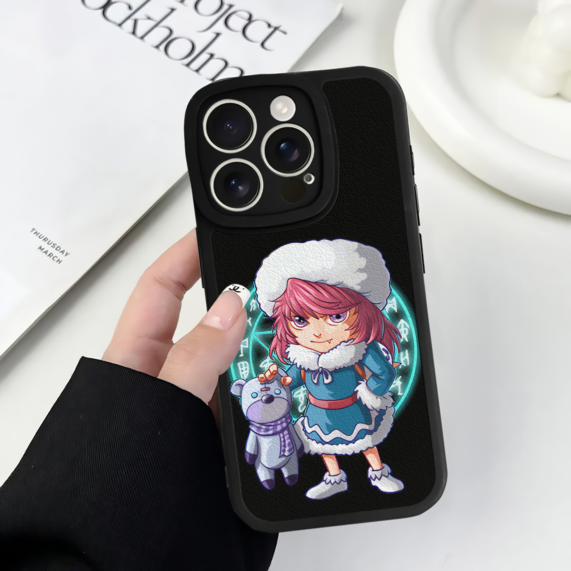 リーグ・オブ・レジェンド League of Legends LOL 【iPhone 16シリーズ対応】シリコンスマホケース（レザー調） 材質：シリコン